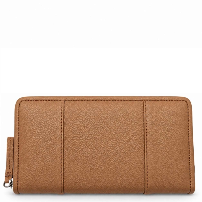 ZIP WALLET TAN – edle Leder-Geldbörse mit umlaufendem Reißverschluss